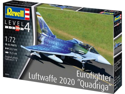 Revell 03843 Eurofighter Typhoon Luftwaffe 2020 Quadriga (1:72)