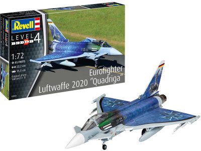 Revell 03843 Eurofighter Typhoon Luftwaffe 2020 Quadriga (1:72)