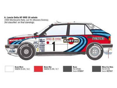 Italeri 4709 Lancia Delta HF Integrale (1:12)