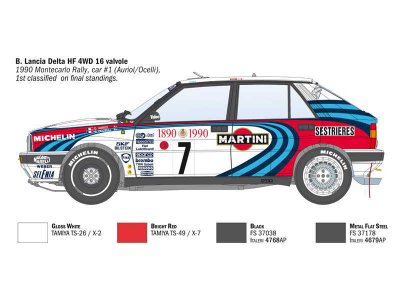 Italeri 4709 Lancia Delta HF Integrale (1:12)