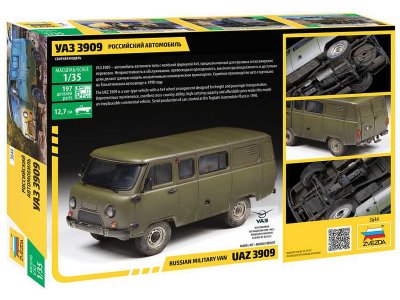 Zvezda 3644 UAZ 3909 1:35