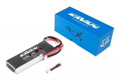 KAVAN Li-Po 1200mAh/7,4V 30/60C Air pack