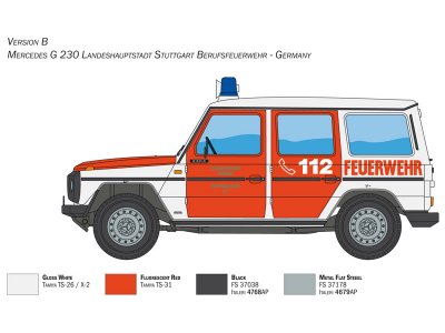 Italeri 3663 Mercedes G230 1.2