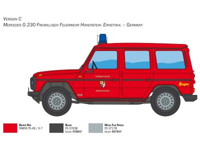 Italeri 3663 Mercedes G230 1.2