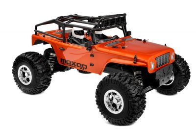 MOXOO XP - 1/10 Monster Truck 2WD - RTR - střídavý motor + 50C 5400mAh Lipo + nabíječ