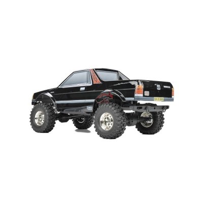 SCA-1E 1986 SUBARU truck RTR, černý (rozvor 313mm), Officiálně licencovaná karoserie