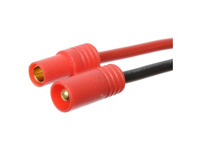 Konektor zlacený 3.5mm samice s kabelem 14AWG 10cm