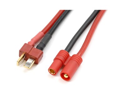 Konverzní kabel Deans samec - 3.5mm zlacený 14AWG