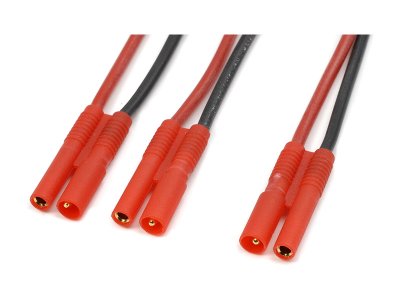 Kabel Y sériový 2.0mm zlacený 14AWG 12cm