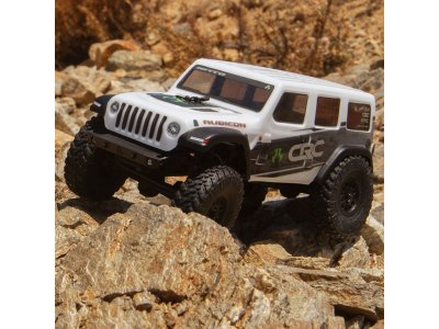 Axial SCX24 Jeep Wrangler JLU CRC 2019 V2 1:24 4WD RTR bílý