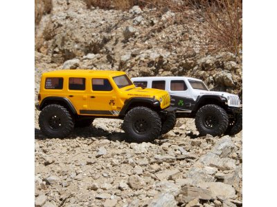 Axial SCX24 Jeep Wrangler JLU CRC 2019 V2 1:24 4WD RTR bílý