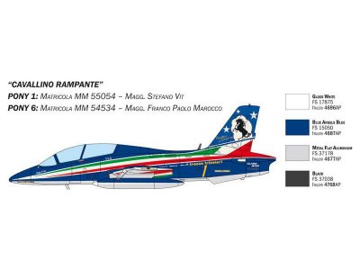 Italeri Macchi MB 339 PAN 60. výročí (1:72)