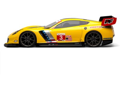 PROTOform karosérie 1:8 Chevrolet Corvette C7.R (dlouhý rozvor)