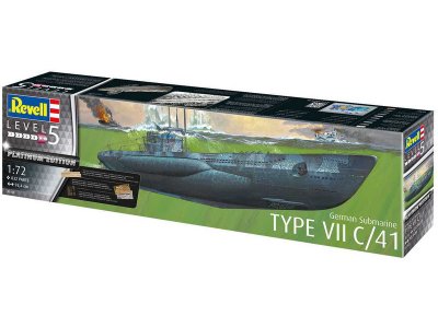 Revell ponorka Typ VII C/41 (Platinum Edition) (1:72)