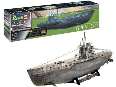 Revell ponorka Typ VII C/41 (Platinum Edition) (1:72)