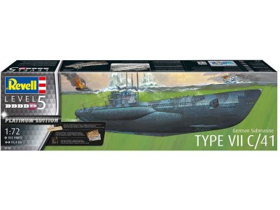 Revell ponorka Typ VII C/41 (Platinum Edition) (1:72)