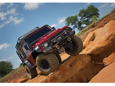 RC auto Traxxas TRX-4 Land Rover Defender 1:10 TQi RTR-písková