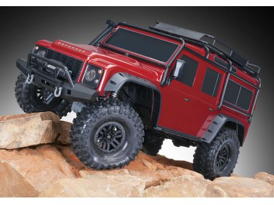 RC auto Traxxas TRX-4 Land Rover Defender 1:10 TQi RTR-písková