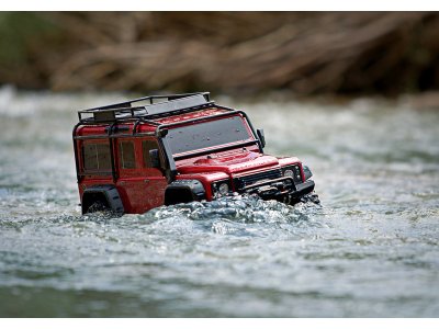 RC auto Traxxas TRX-4 Land Rover Defender 1:10 TQi RTR-písková