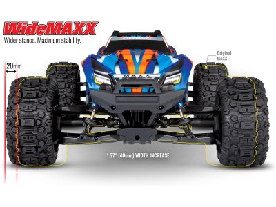 Traxxas Maxx 1:8 4WD TQi RTR modrý