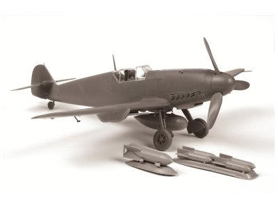 Zvezda 4806 letadlo Messerschmitt Bf-109 F4 (1:48)