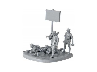 Zvezda figurky německý anti-tankový tým (1:72)