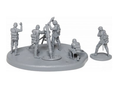 Zvezda German 120mm Mortar w/Crew (Snap kit) (1:72)