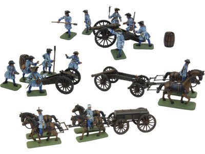 Zvezda figurky - švédské dělostřelectvo (1:72)