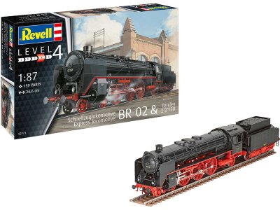 Revell 02171 Express lokomotiva BR 02 s tendrem 1:87