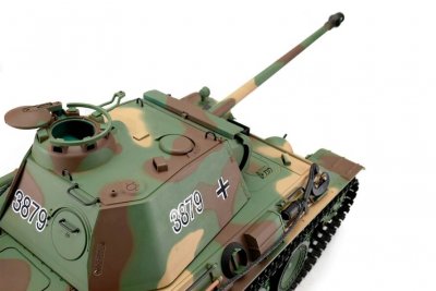 TORRO tank 1/16 RC Panther verze G flekatá kamufláž - BB Airsoft+IR