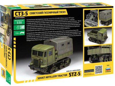 Zvezda 3663 Stalinec STZ-5 (1:35)