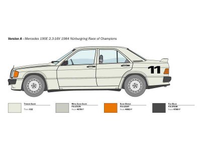 Italeri 3624 Mercedes-Benz 190E (1:24)