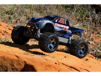 Traxxas Stampede 1:10 VXL 4WD TQi RTR modrý