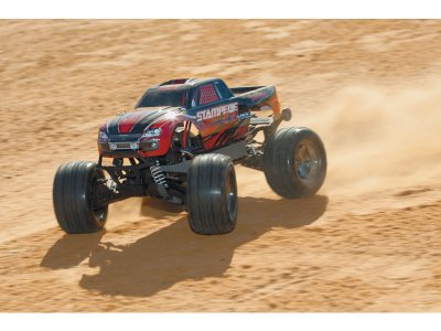 Traxxas Stampede 1:10 VXL 4WD TQi RTR červený