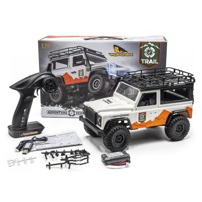 FUNTEK TRAIL 1/12 RTR 4wd - bílo/oranžová barva