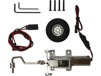 E-flite zatahovací podvozek elektro 60ccm ostruha 90°