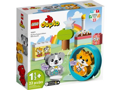 LEGO DUPLO - Moje první štěňátko a koťátko vydávající zvuky