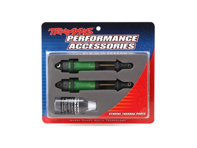 Traxxas tlumič GTR xx-long hliník/PTFE zelený, pístnice TiN (2)