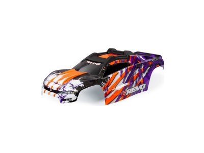 Traxxas karosérie E-Revo fialová sestavená