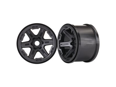 Traxxas disk 3.8" černý, 17mm drážkovaný (2)