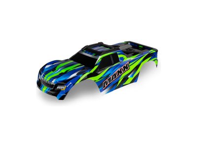 Traxxas karosérie zelená Maxx (rozvor 352mm)