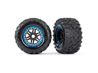 Traxxas kolo 2.8", pneu Maxx All-Terrain, disk černo-modrý (2)