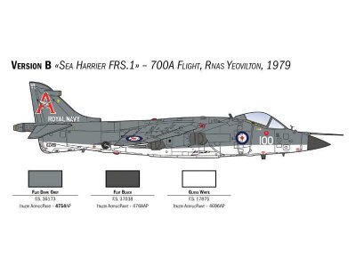 Italeri 1236 BAE Sea Harrier FRS.1 (1:72)