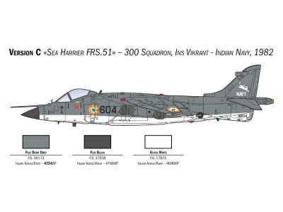 Italeri 1236 BAE Sea Harrier FRS.1 (1:72)