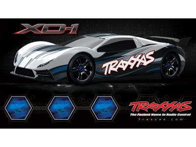 Traxxas XO-1 1:7 TQi BlueTooth RTR modrá
