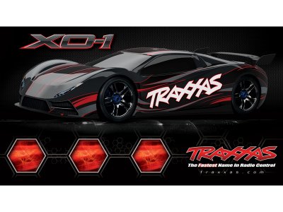 Traxxas XO-1 1:7 TQi BlueTooth RTR červená