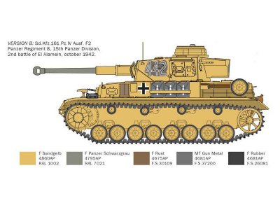 Italeri Pz. IV F1/F2/G with Afrika Korps (1:35)