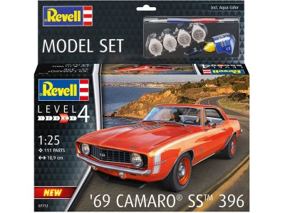 Revell Chevrolet Camaro SS 1969 (1:25) (sada)