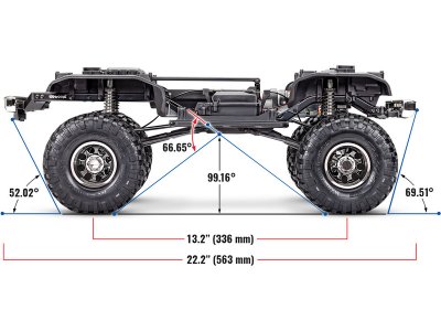 Traxxas TRX-4 Chevrolet K10 1979 TQi 1:10 RTR červený
