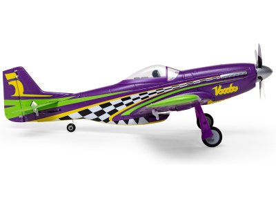 E-flite P-51D Voodoo 0.44m SAFE Select BNF Basic